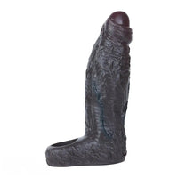 6.69in Uncut Vivid Glans Lifelike Veins Penis Sleeve Dildo Adult Product