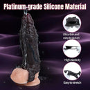 6.69in Uncut Vivid Glans Lifelike Veins Penis Sleeve Dildo Adult Product