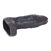 6.69in Uncut Vivid Glans Lifelike Veins Penis Sleeve Dildo Adult Product