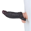 6.69in Uncut Vivid Glans Lifelike Veins Penis Sleeve Dildo Adult Product