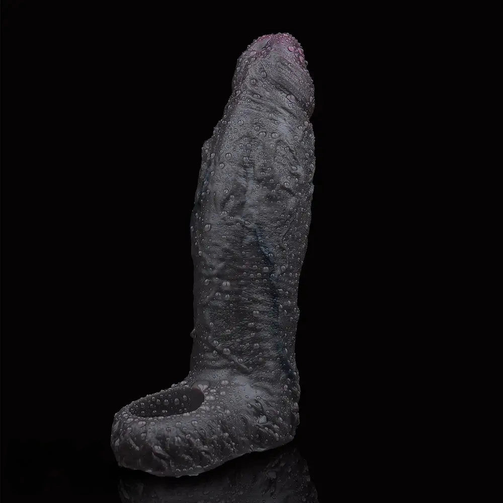 6.69in Uncut Vivid Glans Lifelike Veins Penis Sleeve Dildo Adult Product