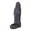 6.69in Uncut Vivid Glans Lifelike Veins Penis Sleeve Dildo Adult Product