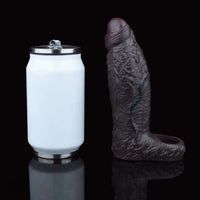 6.69in Uncut Vivid Glans Lifelike Veins Penis Sleeve Dildo Adult Product