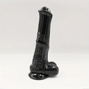 6.6in 7.8in 8.6in 9.8in Clear Black Horse Cock Dildo For G-Spot Vagina