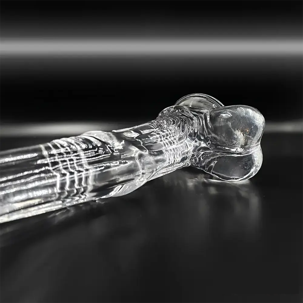 6.6in 7.8in 8.6in 9.8in Clear Black Horse Cock Dildo For G-Spot Vagina