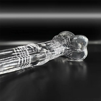 6.6in 7.8in 8.6in 9.8in Clear Black Horse Cock Dildo For G-Spot Vagina