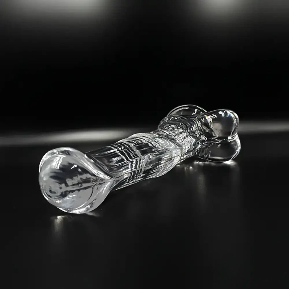 6.6in 7.8in 8.6in 9.8in Clear Black Horse Cock Dildo For G-Spot Vagina