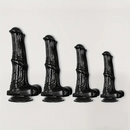 6.6in 7.8in 8.6in 9.8in Clear Black Horse Cock Dildo For G-Spot Vagina