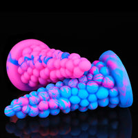 6.6in Grape Design Soft Dildo Butt Plug Anal Sex Toy For Men Women