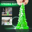 6.6in Grape Design Soft Dildo Butt Plug Anal Sex Toy For Men Women