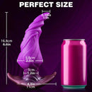 6.6in Pointy Head Thick Knot Wearable Anal Plug Dildo Adult Sex Toy
