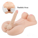 6.7" Soft Flexible Dildo 12lb Shemale Torso For Men Women