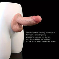 6.77in 7.08in Liquid Silicone Thick Real Lifelike Dildo Flirting Sex Toy