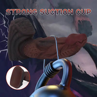 6.77in Fantasy Monster Knots Silicone Soft Dildo Sex Toy For Adults