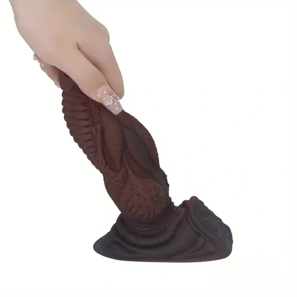 6.77in Fantasy Monster Knots Silicone Soft Dildo Sex Toy For Adults
