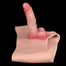 6.77in Hollow Penis Dildo Sleeve Silicone Soft Pants For Women Men Fuck