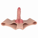 6.77in Hollow Penis Dildo Sleeve Silicone Soft Pants For Women Men Fuck