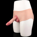 6.77in Hollow Penis Dildo Sleeve Silicone Soft Pants For Women Men Fuck