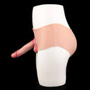 6.77in Hollow Penis Dildo Sleeve Silicone Soft Pants For Women Men Fuck