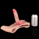 6.77in Hollow Penis Dildo Sleeve Silicone Soft Pants For Women Men Fuck