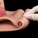 6.77in Hollow Penis Dildo Sleeve Silicone Soft Pants For Women Men Fuck