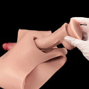 6.77in Hollow Penis Dildo Sleeve Silicone Soft Pants For Women Men Fuck