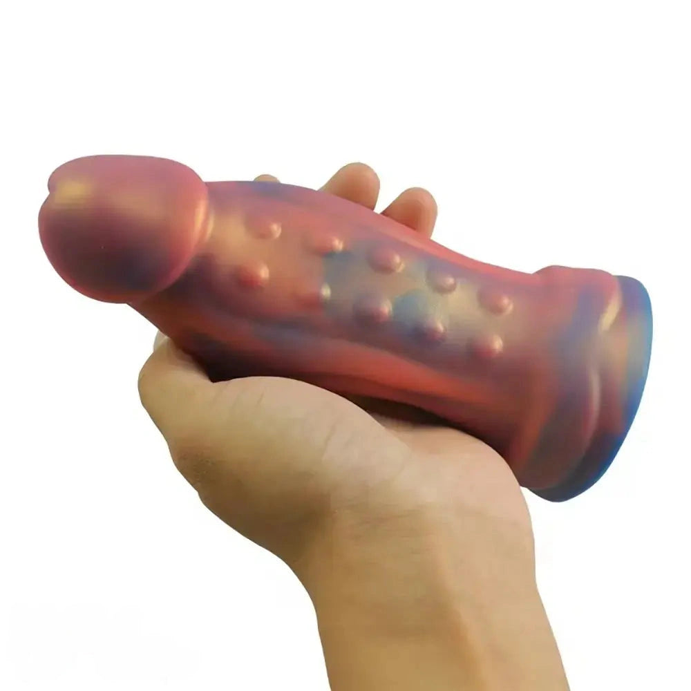 6.77in Silicone Spiked Soft Lifelike Dildo Female Backyard Anal Dildo