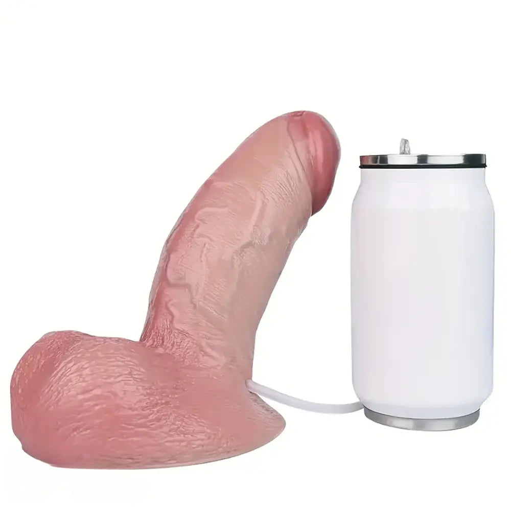 6.77in Super Realistic Dildo Sensory Spray Water Soft Liquid Silicone Dildo