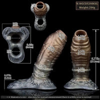6.77in Tentacle Spiked Silicone Strap on Dildo Sleeve For Adult Couples