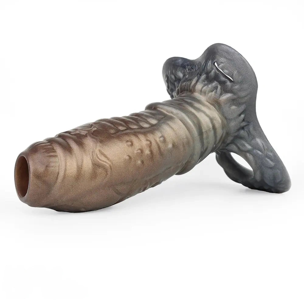 6.77in Tentacle Spiked Silicone Strap on Dildo Sleeve For Adult Couples