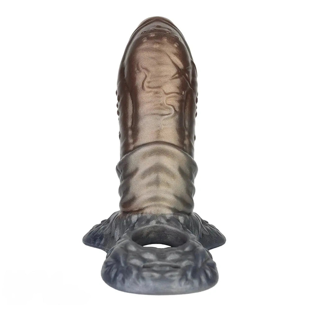 6.77in Tentacle Spiked Silicone Strap on Dildo Sleeve For Adult Couples
