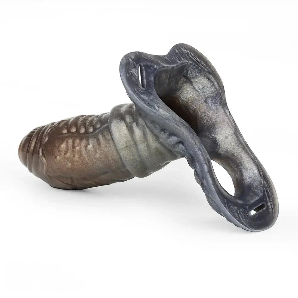 6.77in Tentacle Spiked Silicone Strap on Dildo Sleeve For Adult Couples