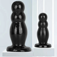 6.7in 10.23in Golden PVC Extra Large Thick Butt Plug Dildo Anal Beads