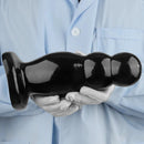 6.7in 10.23in Golden PVC Extra Large Thick Butt Plug Dildo Anal Beads