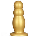 6.7in 10.23in Golden Silicone Extra Large Thick Butt Plug Dildo Anal Beads