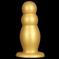 6.7in 10.23in Golden Silicone Extra Large Thick Butt Plug Dildo Anal Beads