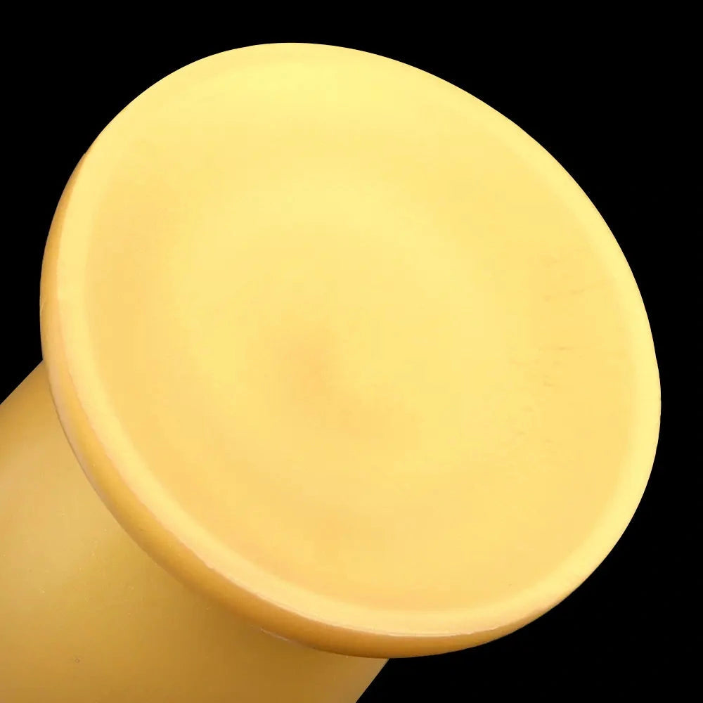 6.7in 10.23in Golden Silicone Extra Large Thick Butt Plug Dildo Anal Beads