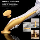 6.7in 11.41in Gold Beer Bottle Silicone Soft Big Anal Butt Plug Dildo