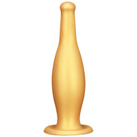 6.7in 11.41in Gold Beer Bottle Silicone Soft Big Anal Butt Plug Dildo
