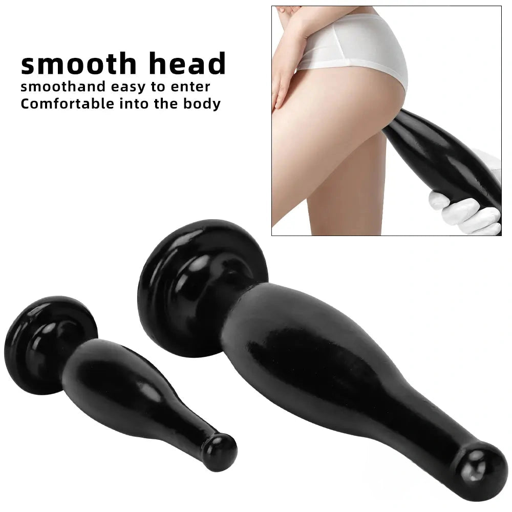 6.7in 11.41in Women Men Big Black Thick Beer Bottle Dildo For Anal Sex