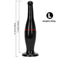 6.7in 11.41in Women Men Big Black Thick Beer Bottle Dildo For Anal Sex