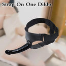6.7in 7.7in Real Rubber Black Strap on Dildo Vaginal Anal Expander