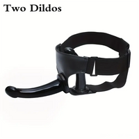 6.7in 7.7in Real Rubber Black Strap on Dildo Vaginal Anal Expander