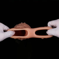 6.7in 7.84in Auto Vibrating Dildo Sleeve Resistant Pulling Durable Cock Sleeve