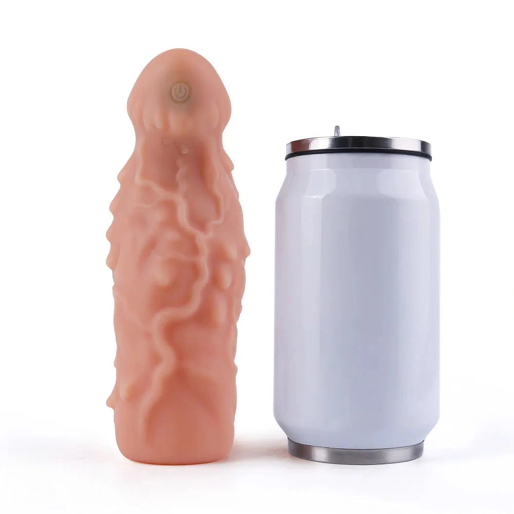 6.7in 7.84in Auto Vibrating Dildo Sleeve Resistant Pulling Durable Cock Sleeve