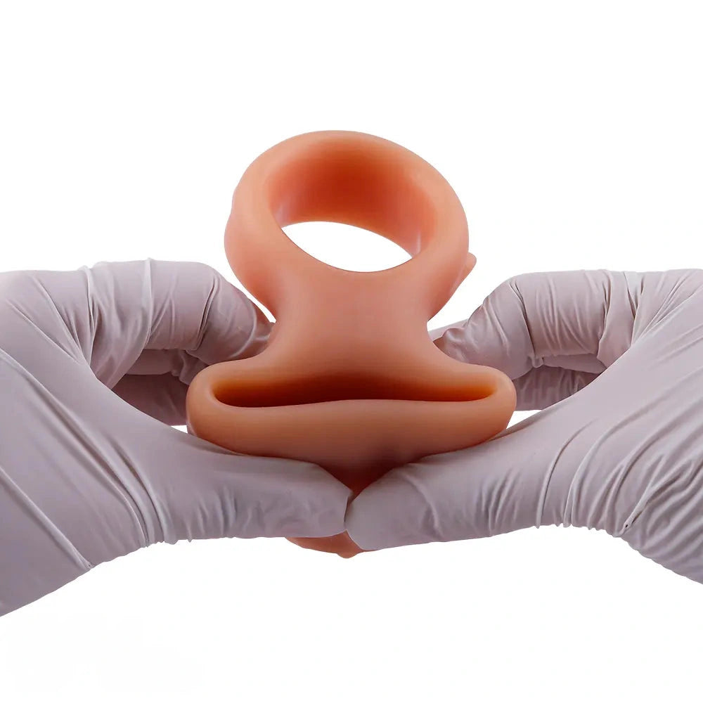 6.7in 7.84in Auto Vibrating Dildo Sleeve Resistant Pulling Durable Cock Sleeve