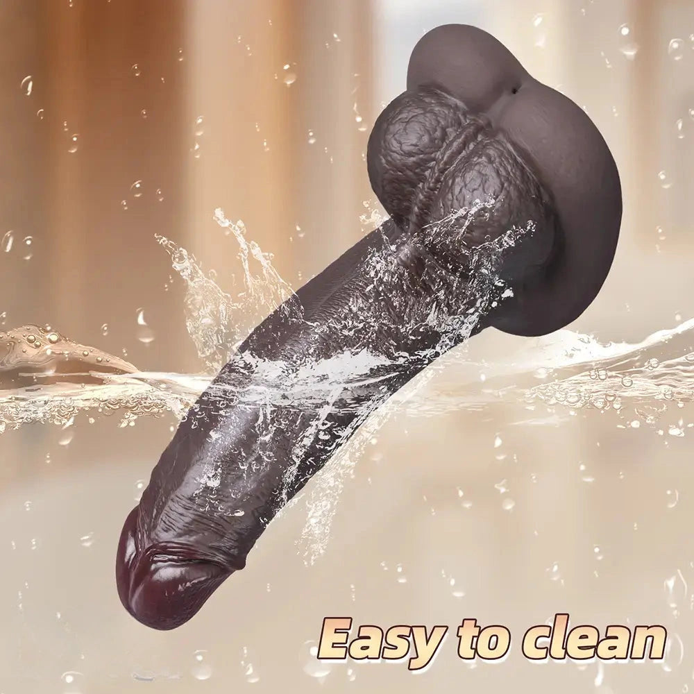 6.7in 7.8in Upturned Realistic Silicone Dildo Couples G-Spot Anal Cock