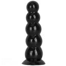 6.7in 8.26in Anal Beads Dildo PVC Black Cock With Powerful Suction Cup