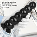 6.7in 8.26in Anal Beads Dildo PVC Black Cock With Powerful Suction Cup