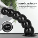 6.7in 8.26in Anal Beads Dildo PVC Black Cock With Powerful Suction Cup